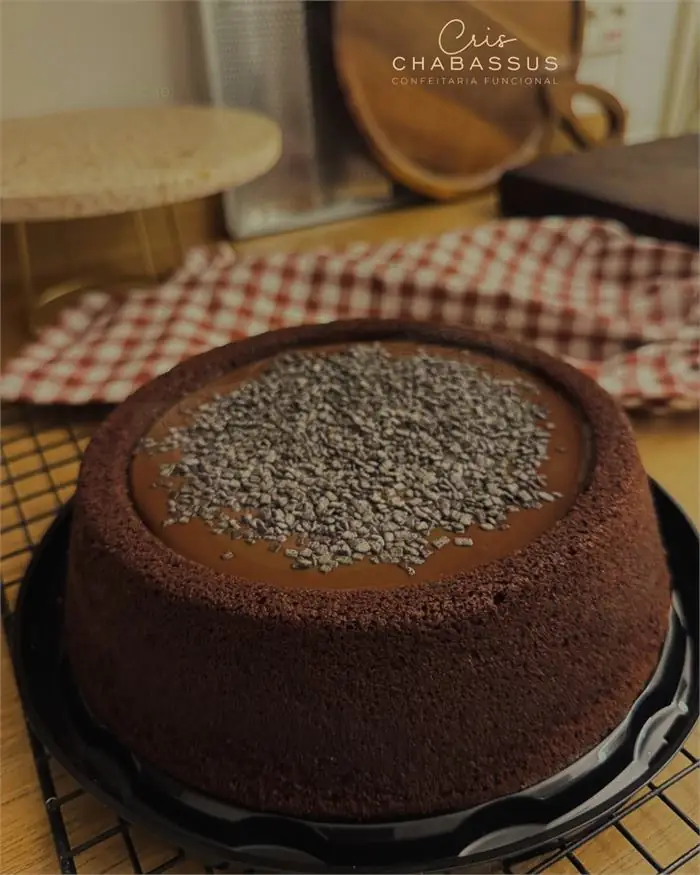 Bolo funcional de chocolate