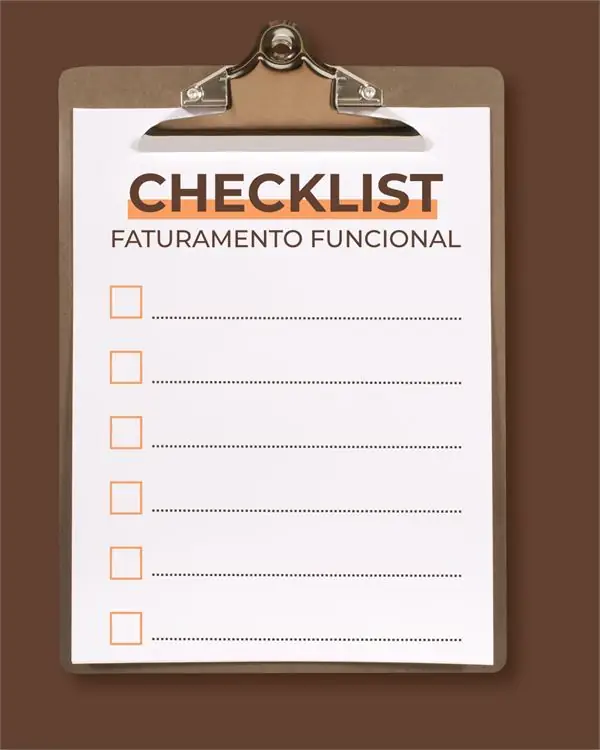 Checklist faturamento funcional
