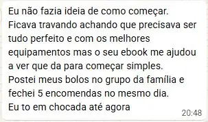Depoimento de cliente